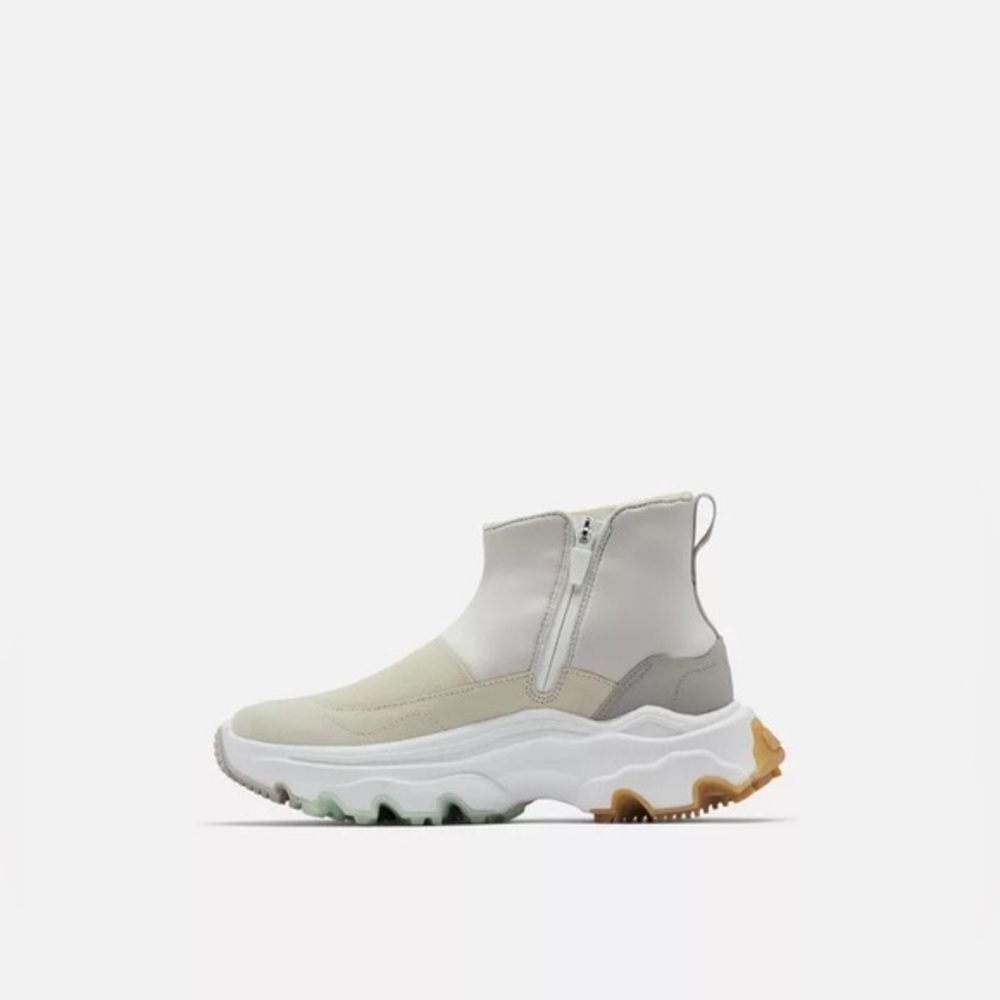 Sorel Women's Kinetic Breakthru Acadia Waterproof Boot ✨ Chalk + Sea Salt Size 8 - Picture 8 of 10